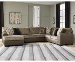 Signature Design By Ashley Abalone Faux Leather Sectional -FurniHub Store combo880001 2