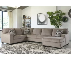 Signature Design By Ashley Ballinasloe Platinum Gray Sectional -FurniHub Store combo880002 2