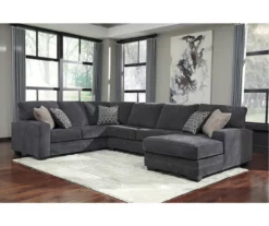 Signature Design By Ashley Tracling Gray 3-Piece Sectional -FurniHub Store combo910005 1