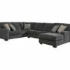 Signature Design By Ashley Tracling Gray 3-Piece Sectional -FurniHub Store combo910005