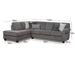 Broyhill Tripoli Slate Sectional -FurniHub Store combo920021 5
