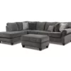 Broyhill Tripoli Slate Sectional & Ottoman Set -FurniHub Store combo960001