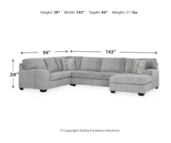 Broyhill Pembrey Pewter 3-Piece Sectional 15 Broyhill Pembrey Pewter 3-Piece Sectional -FurniHub Store combo980194 5