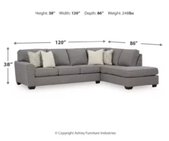 Broyhill Reydell Charcoal Sectional 9 Broyhill Reydell Charcoal Sectional -FurniHub Store combo980196 3