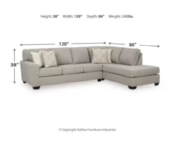 Broyhill Reydell Dune Sectional -FurniHub Store combo980197 3